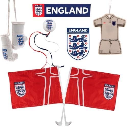 England F.A. Complete Car Set - Support England 2018 FIFA World Cup Russia