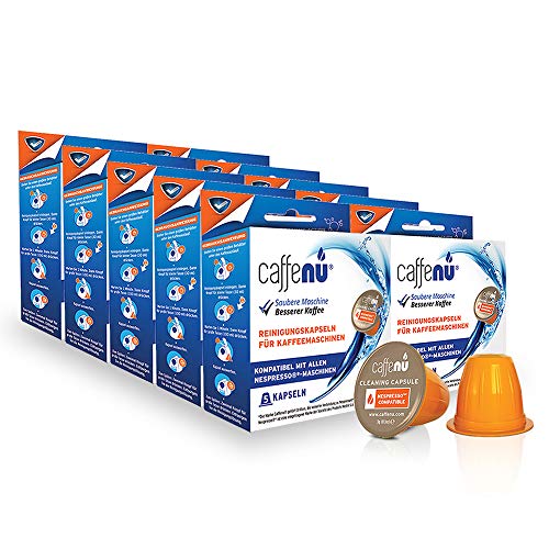 Caffenu Nespresso Coffee Machine Cleaning Capsules, Pack of 5