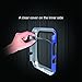 ICE FROG iWatch Series 1 42mm Case, Electroplate Metal Plated PC Slim Hard Protective Bumper HD Screen Protector Full Coverage Case Cover Shell for Apple Watch 42mm - Blue