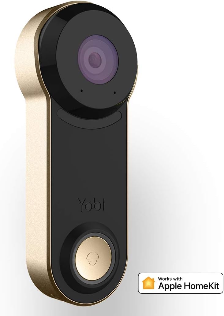 Yobi B3 is an Apple HomeKit Enabled Smart Doorbell, WiFi 1080p Video Doorbell, Two