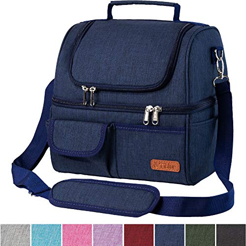 large lunch bolsa with compartments