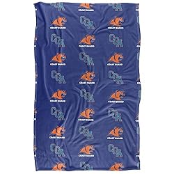 Coast Guard Academy Bears Blanket, 36" x 58", Logo