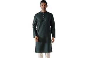 KISAH Men's Kurta - Traditional Indian Ethnic Wear for Men - Ideal for Weddings, Festivals & Celebrations