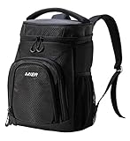MIER Insulated Cooler Backpack Leakproof Soft Cooler for Lunch, Picnic, Hiking, Beach, Park, 24Can