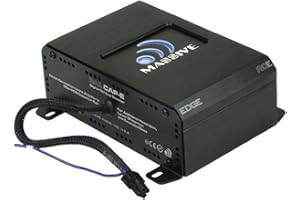 Massive Audio RAILCAP E-Capacitor Booster – 1 Farad Power Stabilizer for Car Amplifiers – Fast Power Boost, Reduces Voltage Drop, Improves Sound Performance