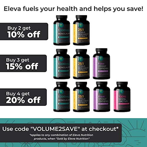 Monolaurin Capsules 1000 mg Monolaurin Supplements w/ Monoester