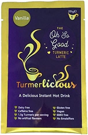 Turmerlicious Turmeric Latte Vanilla 20g Single Serving Pkt- Dairy Free