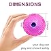 Amuda Pet IQ Interactive Treat Puzzle Food Dispensing Ball, Non Toxic, Bouncy Dog Tooth Cleaning Chewing Training Toys Balls