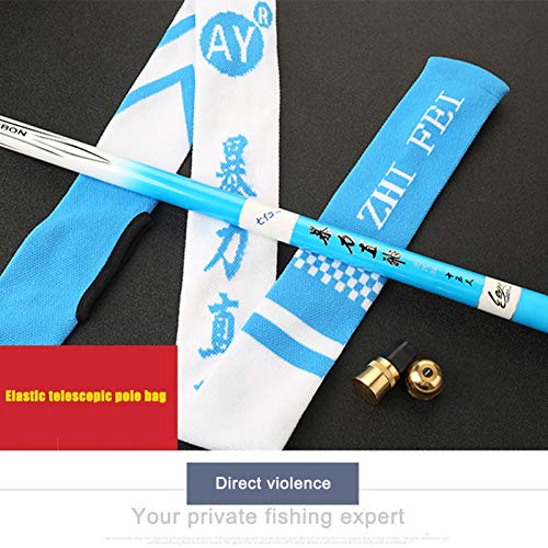 LZH FISHING Teleskop Angelrute Qualitäts, Carbon Faser 3.6m-10m Ultra Light schwer Reise Karpfenangeln Angelrute… – Bild 8