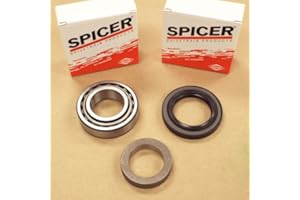 NATIONAL DRIVETRAIN AXLE BEARING & SEAL KIT - COMPATIBLE WITH JEEP WAGONEER WRANGLER CJ TJ XJ J10 DANA 44 REAR