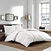 Eddie Bauer Luxury 370 TC Batiste Cotton 700 Fill Power Hypoallergenic White Goose Down Comforter - Lofty Baffle Box Construction (Oversized Queen 94