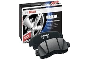 Bosch BC1586 QuietCast Premium Ceramic Disc Brake Pad Set For Select Lexus GS Turbo, GS200t, GS350, GS450h, IS Turbo, IS200t,