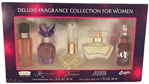 Various Designers Deluxe Fragrance Collection 5 Piece Mini Gift Set, 1.41 Pound by Various Designers