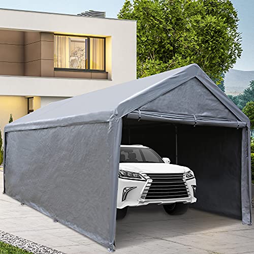 Abba Patio 12 X 20 Ft Carport Heavy Duty Carport With Removable