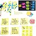 Ourhome520 1 Sticky Easy Post Self-Stick Notes for Home Office tabs (3 x 3 Candy Colors)