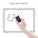 L-Fine Magnetic Dry Erase Whiteboard for Refrigerator Included 2 Magnetic Markers & Erase-Perfect for Chore List, To Do List & Schedule
