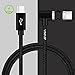 VIMVIP Magnetic Type C Charging Cable 5 FT MacBook Braided Strong Magnet USB-C to USB Type C Magnetic Fast Charger Cord with L Side Insert Design for MacBook 15/16/Pro 16, Moto Z, Samsung S8