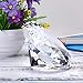 OwnMy Diamond Shaped Crystal Paperweight, Clear Crystal Diamond Jewel Paperweight Sparkling Glass Gem Centerpieces Decoration with Gift Box for Home Office Wedding Decor (100MM / 4