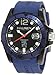 Haurex Italy Men's N1354UNB Caimano Luminous Blue Rubber Watch