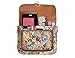 ECOSUSI Fashion Girl's Faux Leather Satchel Purse Small School Crossbody Messenger Bag Work Cross-body Bag Red
