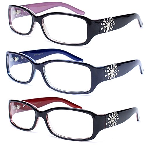 Squared Thin Two Tone Fashion Clear Frame Glasses