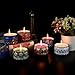 Angium Scented Candles Gift Set (Lavender, Rose,Peppermint,Grapefruit,Lemongrass,Orange) Soy Wax Tin Candles, Natural Fragrance Candles for Stress Relief and Aromatherapy Candles 6 Pack