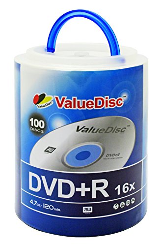 Value-Disc-DVDR-16X-47GB-100PK-Spindle-with-Handle