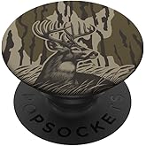 Whitetail Deer Bottom Lands Camo Deer Hunting Camo PopSockets Adhesive PopGrip