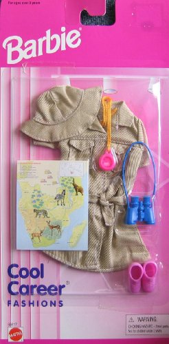 Barbie Cool Career Fashions SAFARI Outfit (1996 Arcotoys, Mattel)