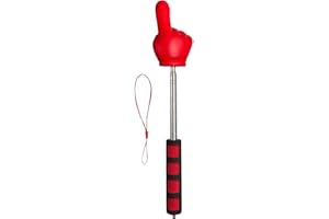 BAOBLAZE Telescopic Teachers Pointer Stick Extendable Finger Pointer Stick Pointing Stick for Classroom Supplies Presentation, Red