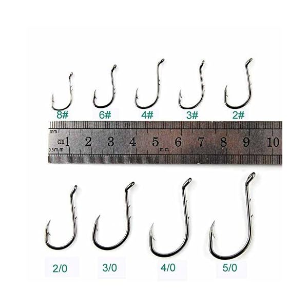 Carbon-Steel-Hooks-Extra-Sharp-Black-Barb-Fishhooks-11-Sizes