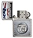 Zippo Pearl Harbor 75th Anniversary Brushed Chrome Pocket Lighter