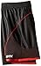 STX Boys' Athletic Short, TF49-Black/Red, 8