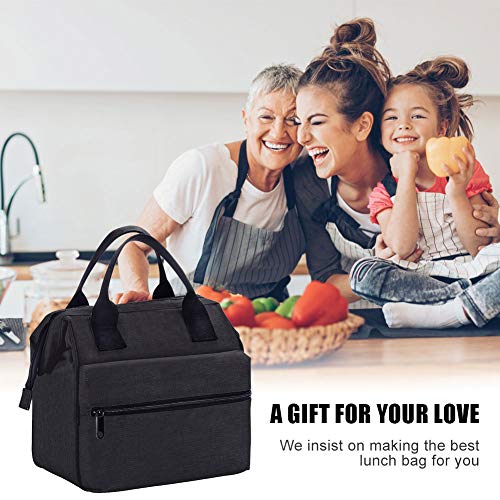 Srise Lunch Box Insulated Lunch Bag For Men and Women Meal Prep Lunch Tote Boxes - Thumbnail 5