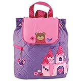 Stephen Joseph Quilted Backpack, Princess Bear