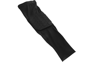 WHAMVOX Honeycomb Padded Arm Sleeve for Basketball and Volleyball Black Elbow Protector for Men and Women Sports Forearm Guar