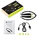 Bluetooth Headset, Wireless Bluetooth 4.1 Headphones-Neckband Tri-fold Stereo Earbuds and Retractable Earphones with Mic for iPhone 8/8 Plus, Samsung S9/Note 8 and Other Smartphones