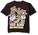 Power Rangers Little Boys Dino Charge Short-Sleeved Tee, black, 5/6
