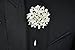 Lapel Pins for Men Wedding Flower Boutonniere Flower Pin for Suit Pack of 12