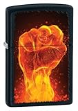 Zippo Black Matte Fire Fist Lighter