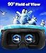 Tepoinn 3D VR Glasses Headset with Adjustable Lens and Strap for 4.0-5.7-Inch Smart Phones (018)