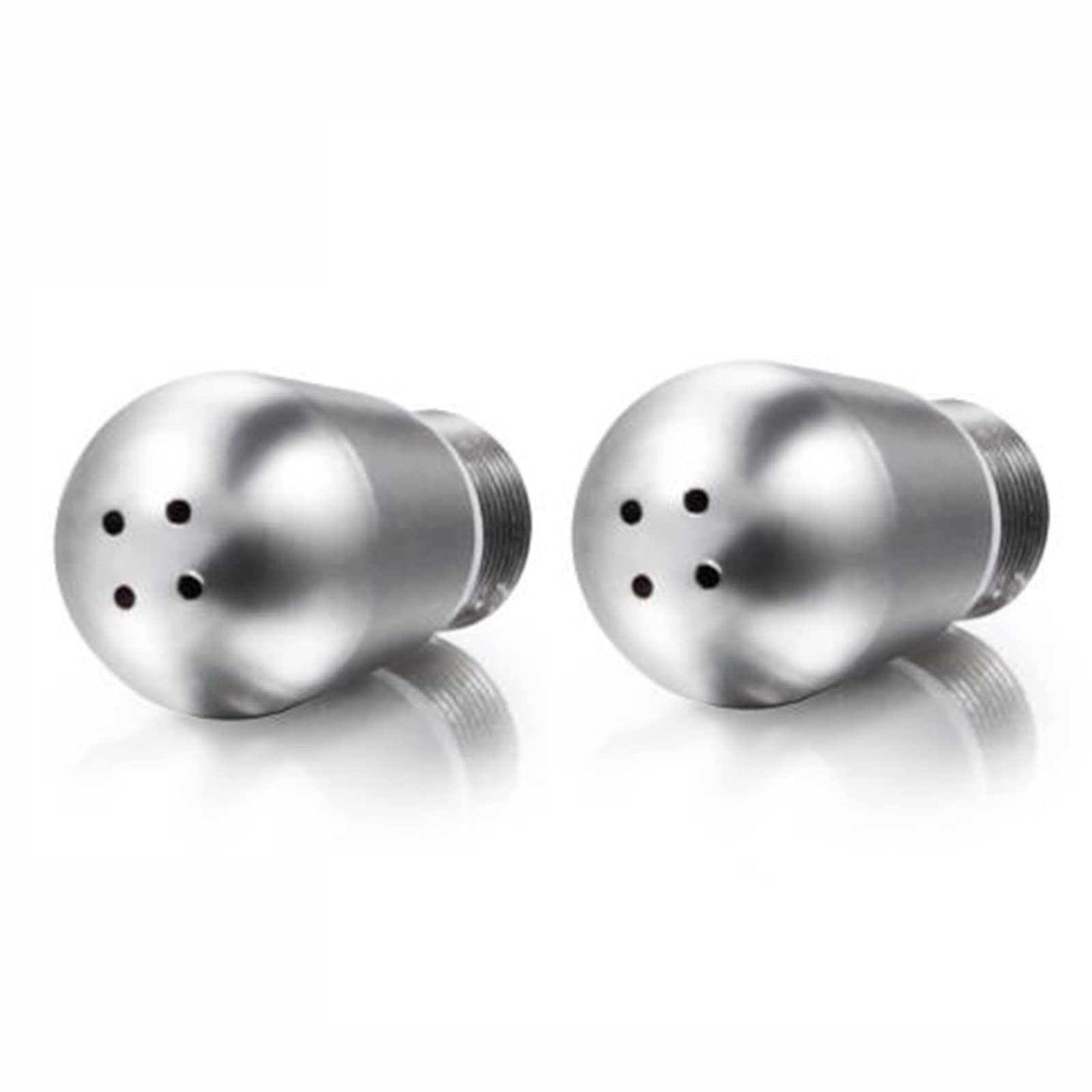 2 Pack Coffee Maker Steam Nozzle Stainless Steel Multiple Holes Tip Milk Foam Spout compatible for Breville 8 Series Espresso Machines Frother Nozzle, 4-Hole