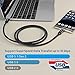 USB C Cable, Veckle USB-IF Certified 3.3ft USB 3.1 Gen 2 Full Featured USB Type C to Type C Cable 10 Gbps with E-Marker and USB PD 100W for MacBook Pro, ChromeBook Pixel and More USB C Device, Black
