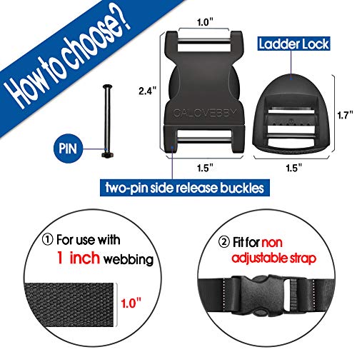 Plastic Repair No-Sew Plastic Buckle For Straps Fix Backpacks