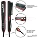 HairBuff - Hair Straightener, Ceramic Hair Straightening Brush with a thermoplastic cover that protects from burning. Best hair straightener for thin and damaged hair. Reduce static and frizz
