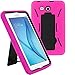 KIQ For Galaxy Tab E 7.0 Lite Case SM-T113, Shockproof Heavy Duty Case, Kickstand, Screen Protector Cover, for Samsung Galaxy Tab E 7.0