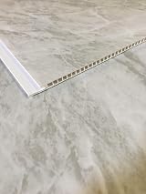 DBS Grey Marble 5mm PVC Wall Panels Shower Wet Wall Ceiling Cladding 16 Pack view 3