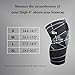 BERTER Knee Brace Men Women Adjustable Strap Compression Sleeve Running, Hiking, Soccer, Basketball Meniscus Tear Arthritis ACL Single Wrap (Adjustable Strap, Small)