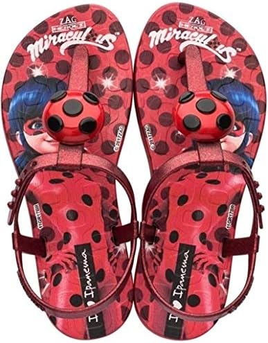 sandálias ladybug