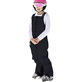 PHIBEE Kids' Insulated Waterproof Snow Pants Windproof Warm Ski Bib Overalls for Boys and Girls